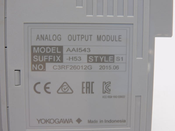 YOKOGAWA AAI543-H53 S1 NSMP