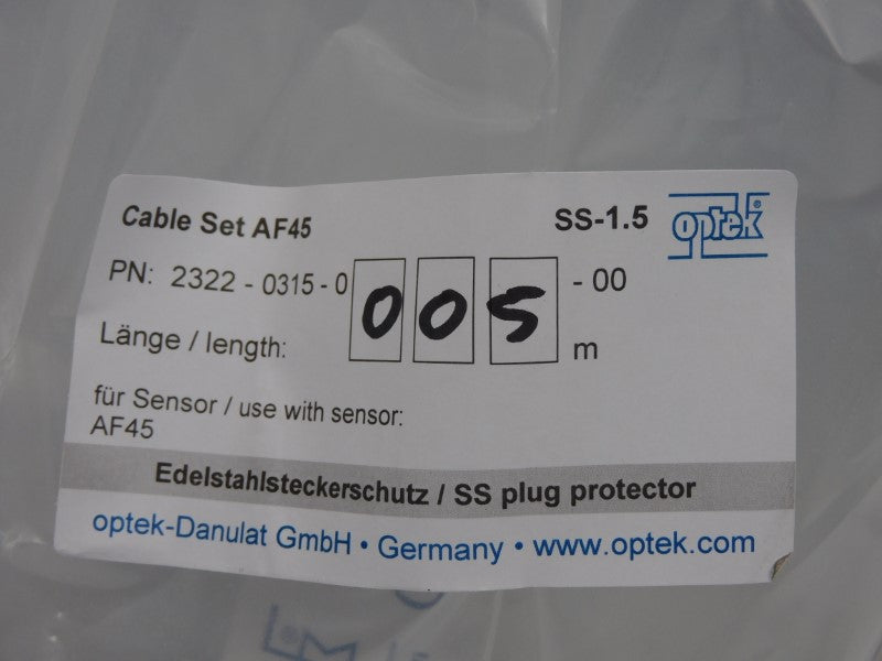 OPTEK 2322-0315-0005-00 AF45 NSMP