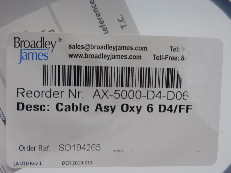 BROADLEY JAMES AX-5000-D4-D06FF NSMP