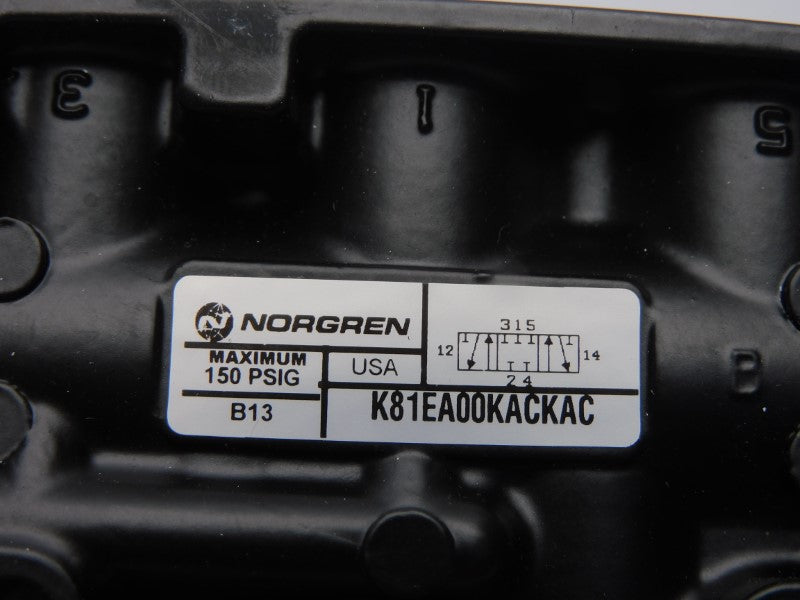 NORGREN K81EA00KACKAC 150PSI NSMP