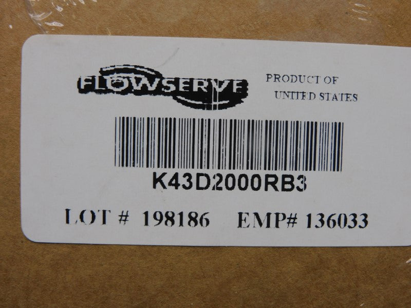 FLOWSERVE K43D2000RB3 NSMP