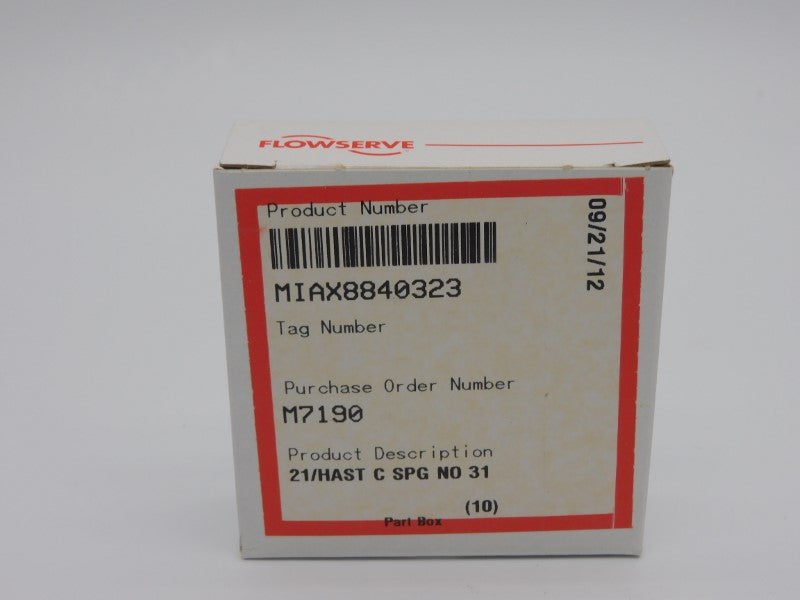 FLOWSERVE MIAX8840323 (PKG OF 10) NSMP