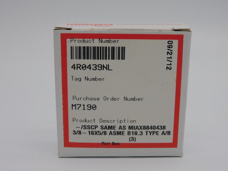 FLOWSERVE 4R0439NL (PKG OF 3) NSMP