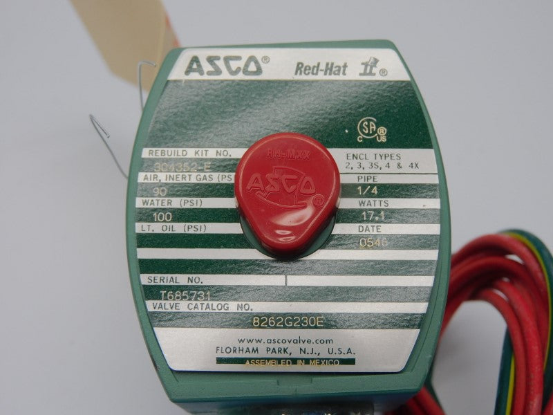 ASCO 8262G230E 110/120V 100PSI 1/4" NSMP