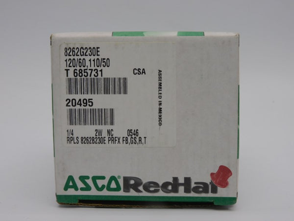 ASCO 8262G230E 110/120V 100PSI 1/4" NSMP