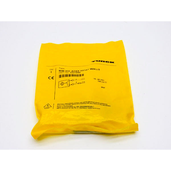 TURCK BIM-IKE-AD4X-H1141 W/KLI3 4421690 10-65VDC NSMP