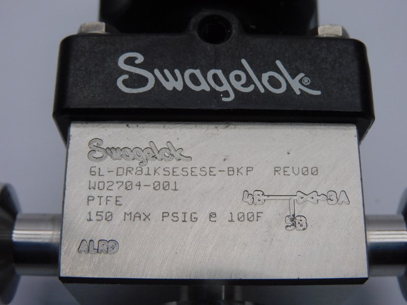SWAGELOK 6L-DR81KSESESE-BKP REV. 00 150PSI NSNP