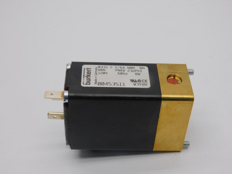 BURKERT 0331C5/64NBRBR 00453511 120V 232PSI NSNP