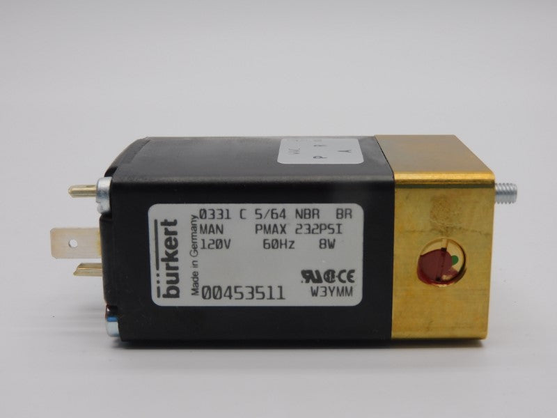 BURKERT 0331C5/64NBRBR 00453511 120V 232PSI NSNP