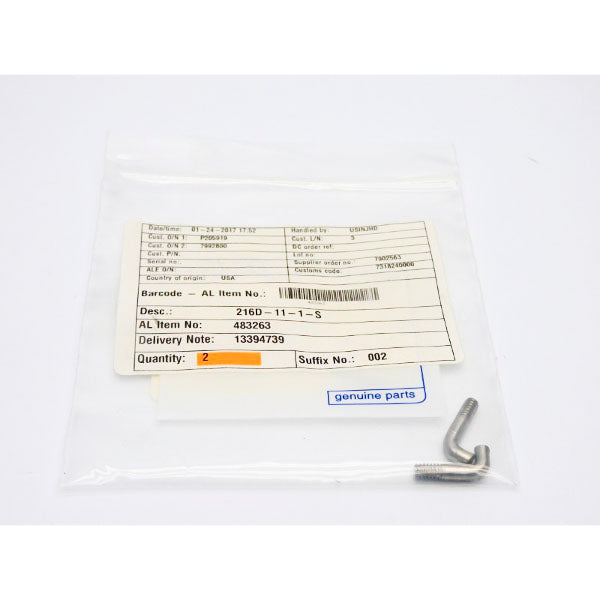 ALFA LAVAL 216D-11-1-S 483263 (PKG OF 2) NSMP