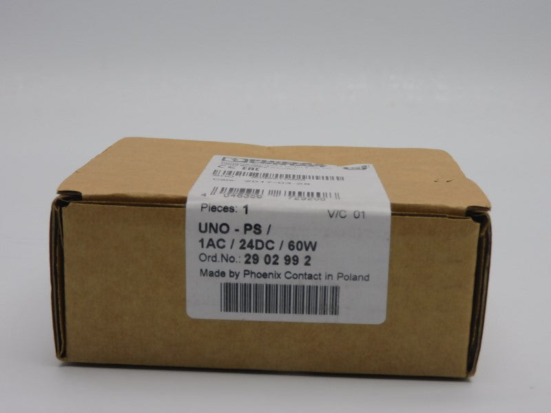 PHOENIX CONTACT UNO-PS/1AC/24DC/60W 2902992 NSFS
