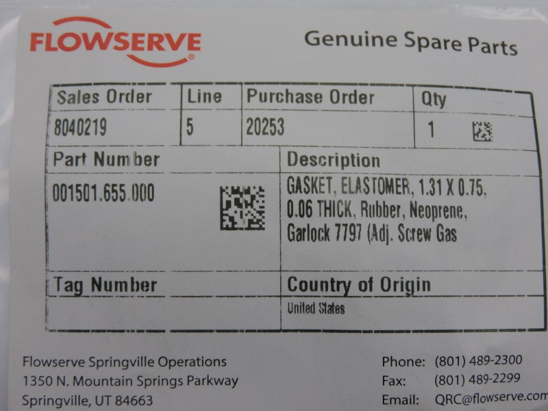 FLOWSERVE 001501.655.000 NSMP