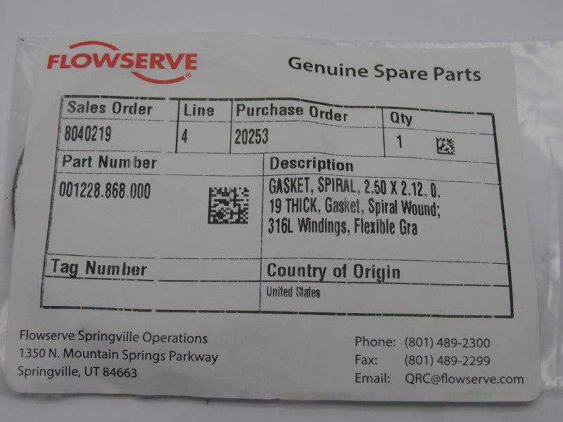 FLOWSERVE 001228.868.000 NSMP