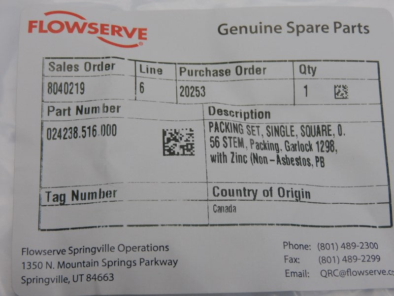 FLOWSERVE 024238.516.000 NSMP