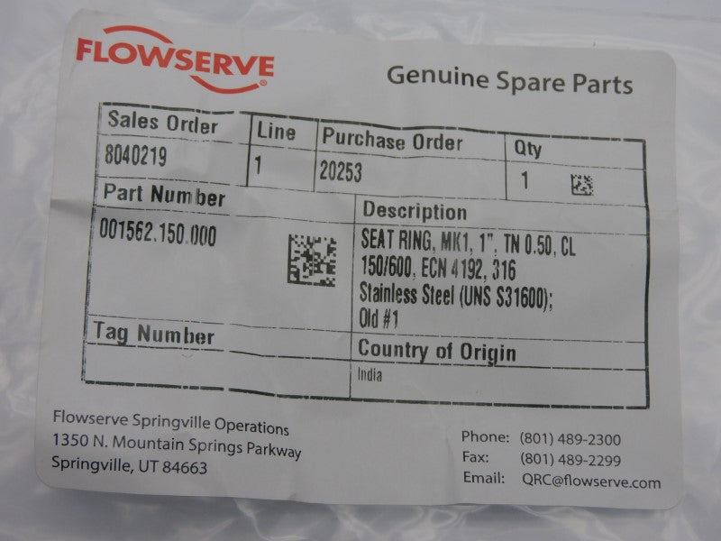 FLOWSERVE 001562.150.000 NSMP
