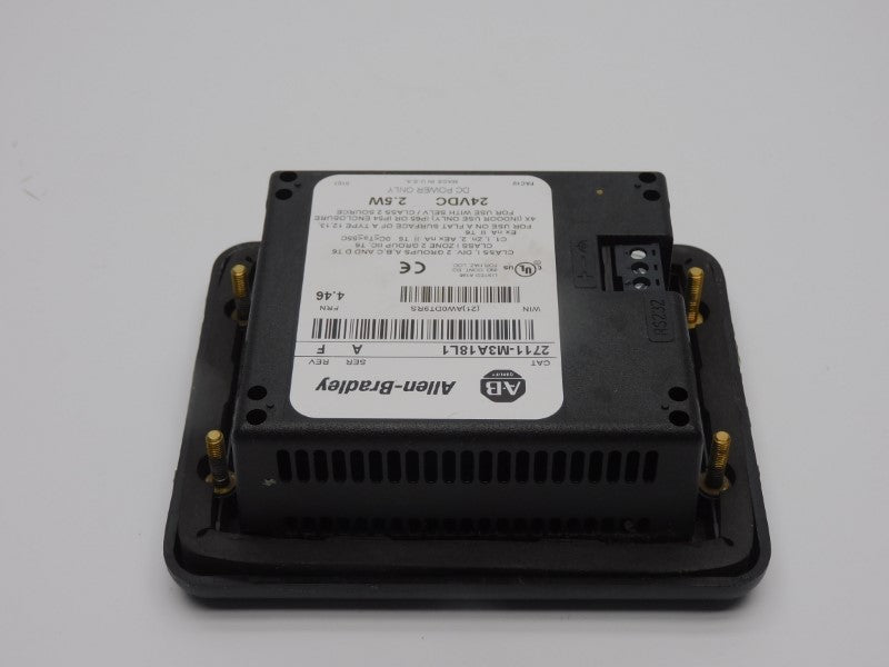 ALLEN BRADLEY 2711-M3A18L1 SER. A F/W 4.46 REV. F 24VDC UNMP