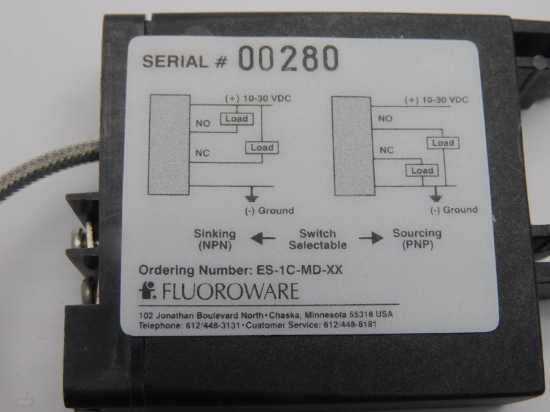 FLUOROWARE ES-1C-MD-00 10-30VDC NSMP