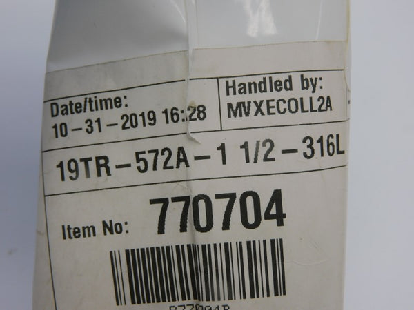 ALFA LAVAL 19TR-572-1-1/2-316L 770704 NSNP