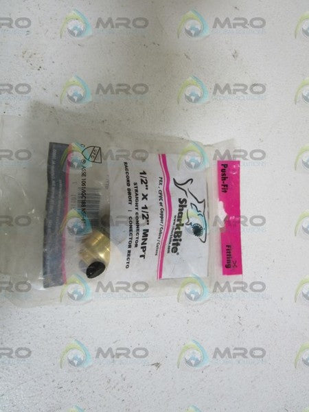 LOT OF 2 SHARKBITE 1/2" X 1/2" U120A NSMP