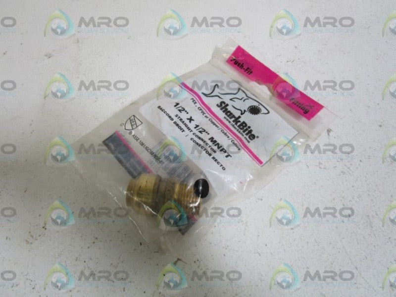 LOT OF 2 SHARKBITE 1/2" X 1/2" U120A NSMP