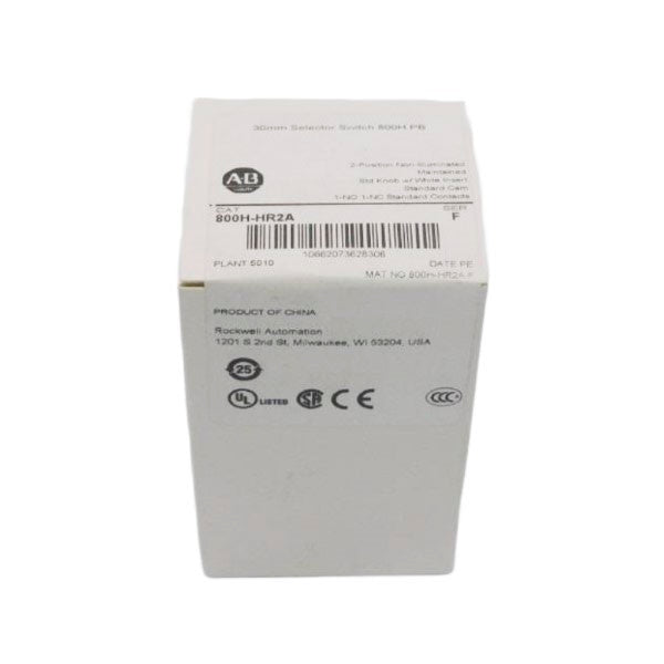 ALLEN BRADLEY 800H-HR2A SER. F (WH) NSFS