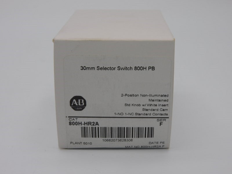 ALLEN BRADLEY 800H-HR2A SER. F (WH) NSFS