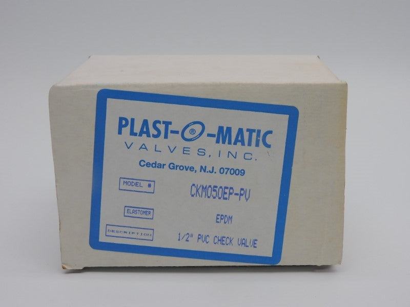 PLAST-O-MATIC CKM050EP-PV 1/2" NSMP