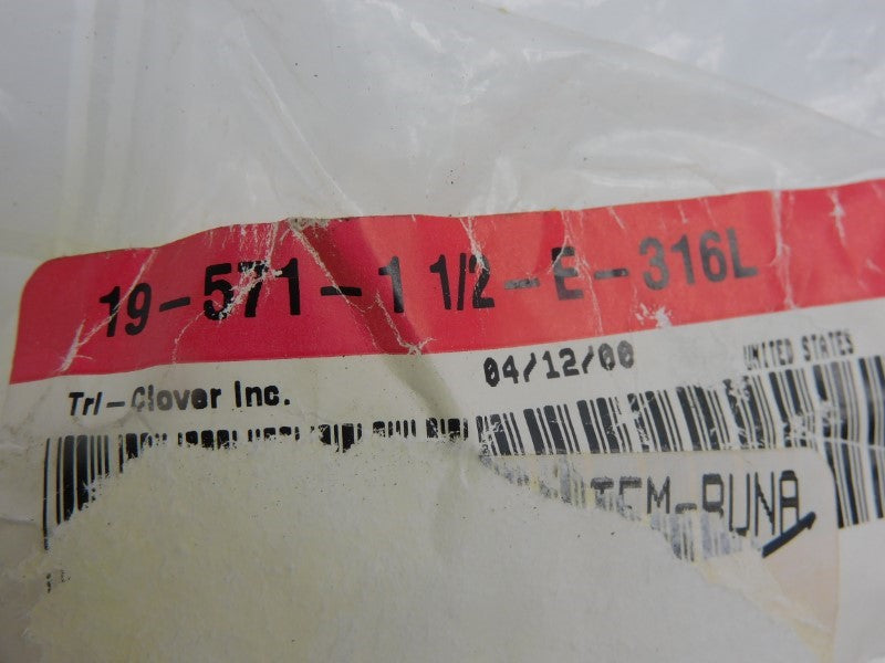 TRI-CLOVER 19-571-1-1/2-E-316L NSNP