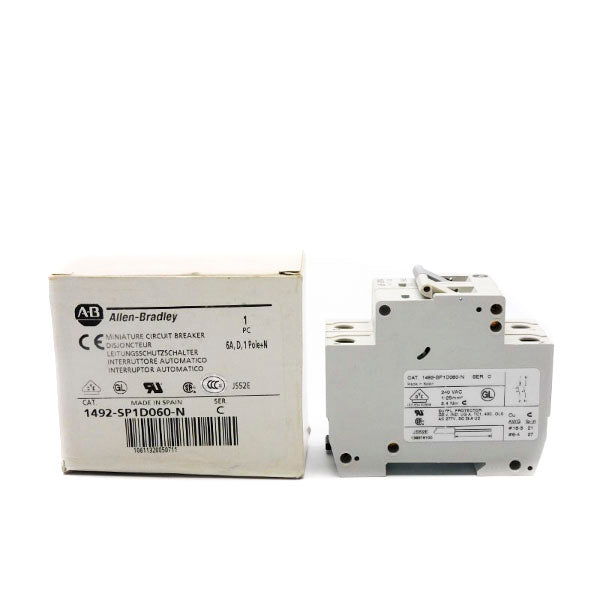 ALLEN BRADLEY 1492-SP1D060-N SER. C 277VAC 6A (WH) NSMP