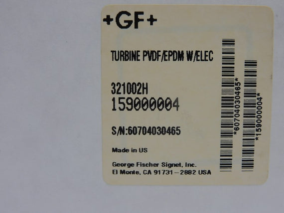 GEORGE FISCHER 159000004 321002H NSMP