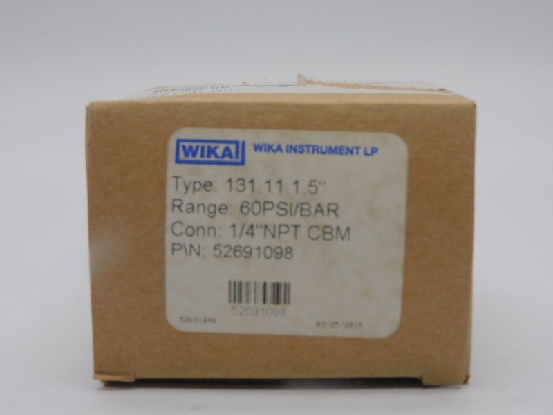 WIKA 52691098 60PSI NSMP