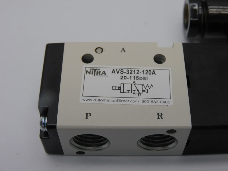NITRA AVS-3212-120A 120VAC 20-115PSI 1/4" NSMP