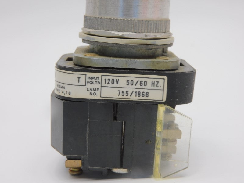 ALLEN BRADLEY 800T-PA16R SER. T 120V UNMP