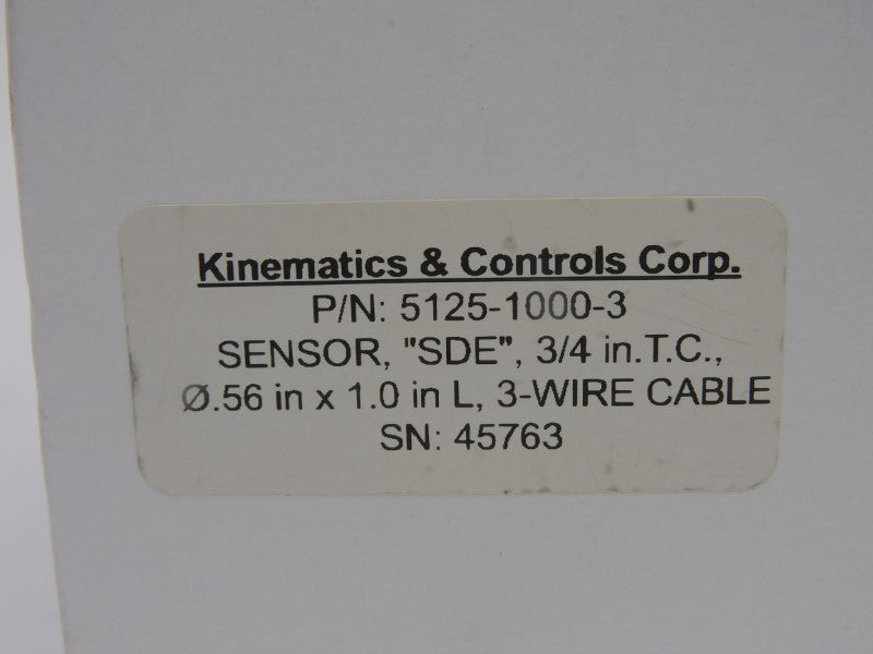 KINEMATICS&CONTROLS 5125-1000-3 3/4" NSMP