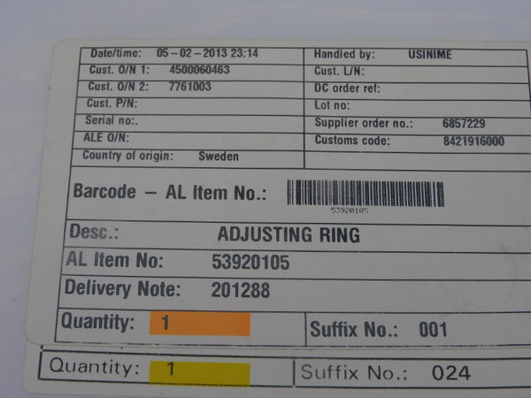 ALFA LAVAL 53920105 NSMP