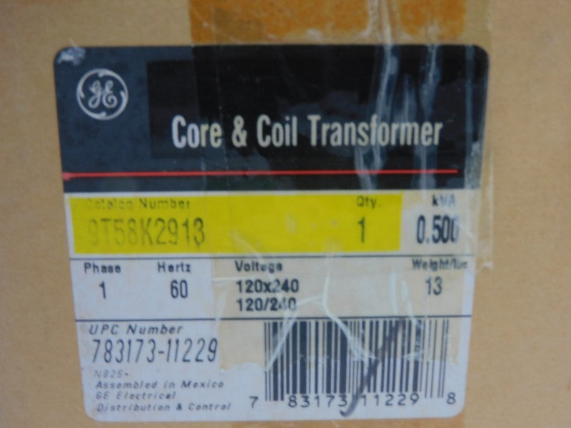 GENERAL ELECTRIC 9T58K2913 120/240V NSMP