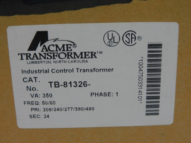 ACME TB-81326 REV. A00 480V NSMP