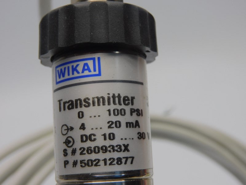 WIKA 50212877 S-10 10-30VDC 0-100PSI NSNP