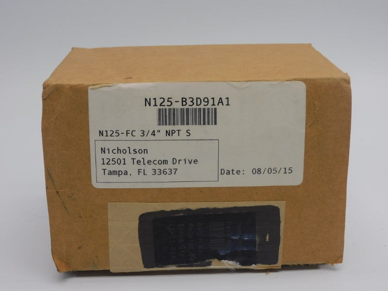 NICHOLSON N125-B3D91A1 N125-FC 3/4" NSMP