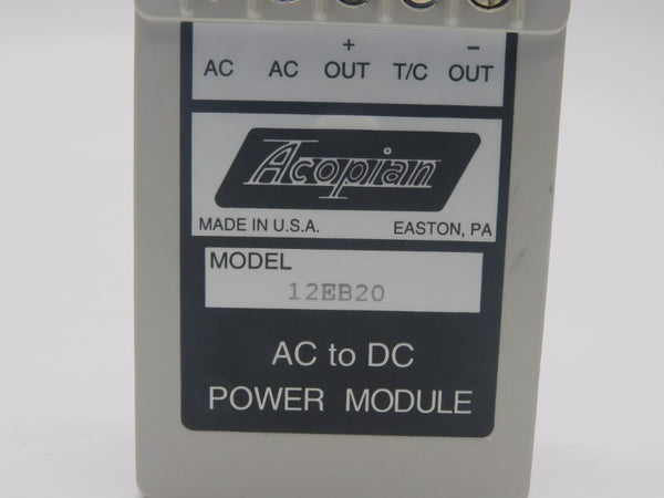 ACOPIAN 12EB20 NSNP