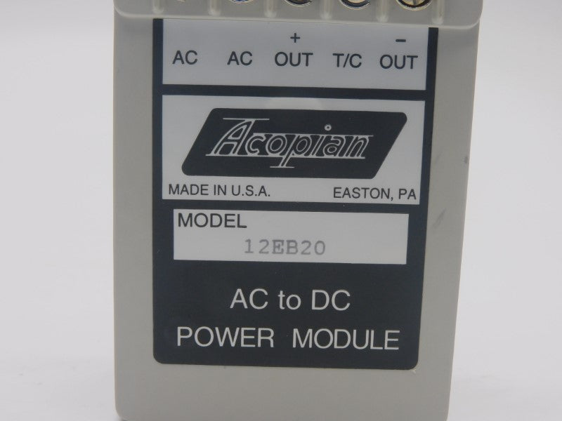 ACOPIAN 12EB20 NSNP