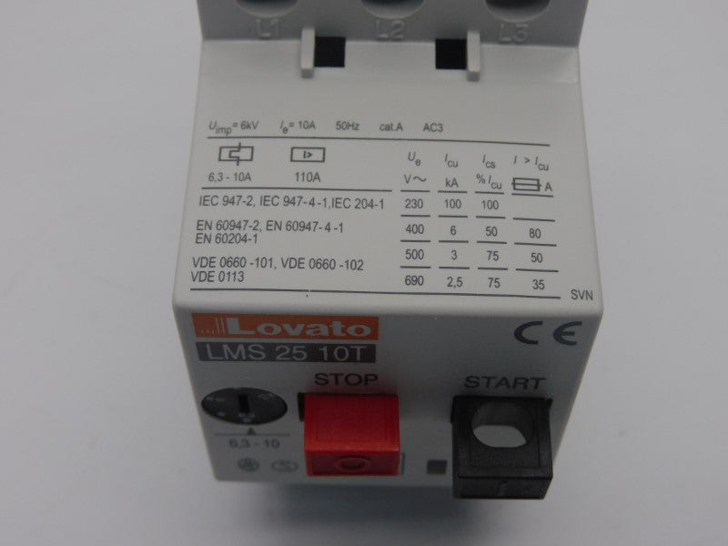 LOVATO 11LMS2510T LMS25 690V 6.3-10A NSMP