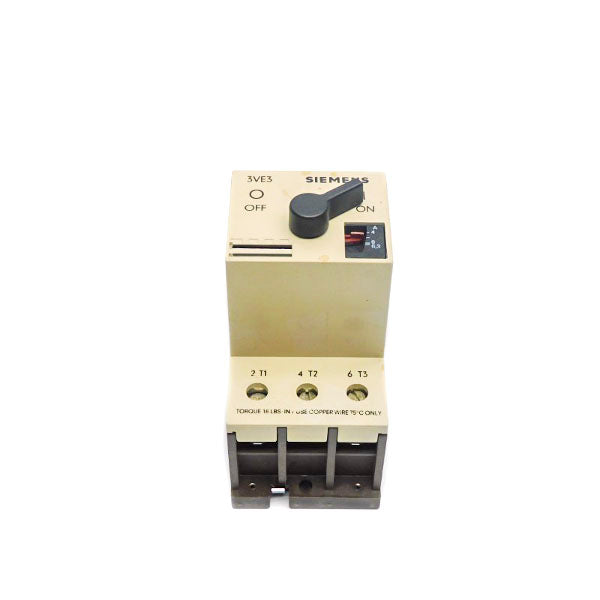 SIEMENS 3VE3000-2KA00 660V 4-6.3A NSNP