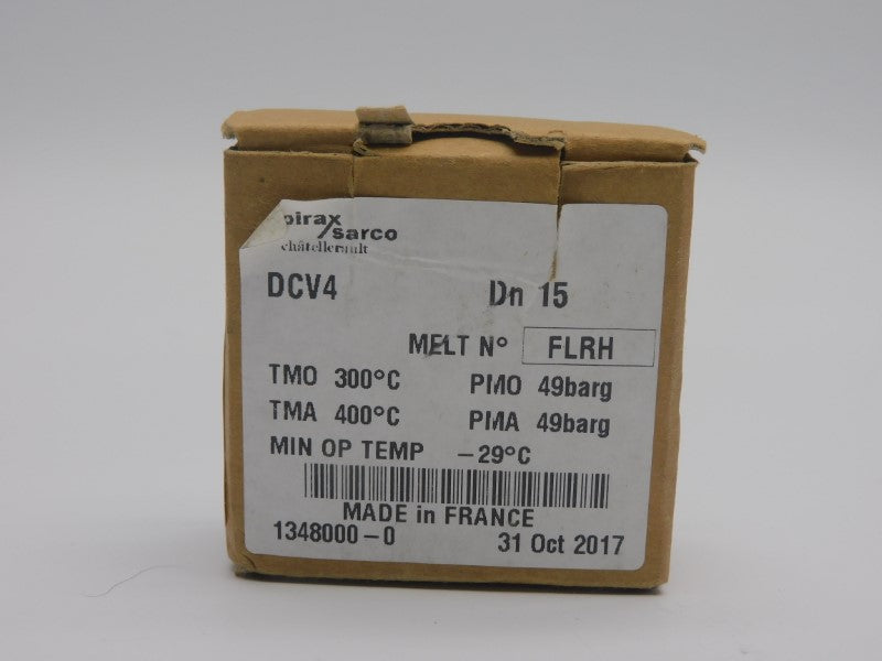 SPIRAX SARCO DCV4DN15 1348000-0 NSMP