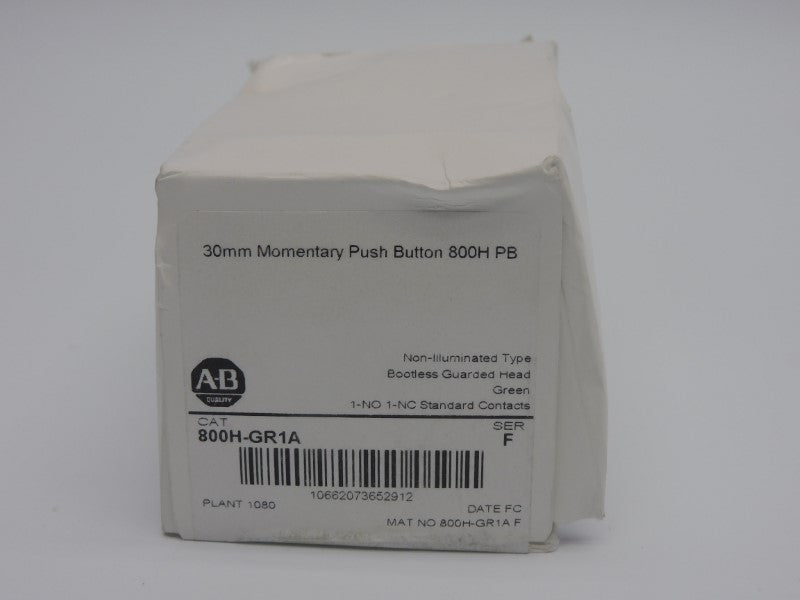 ALLEN BRADLEY 800H-GR1A SER. F (WH) NSMP