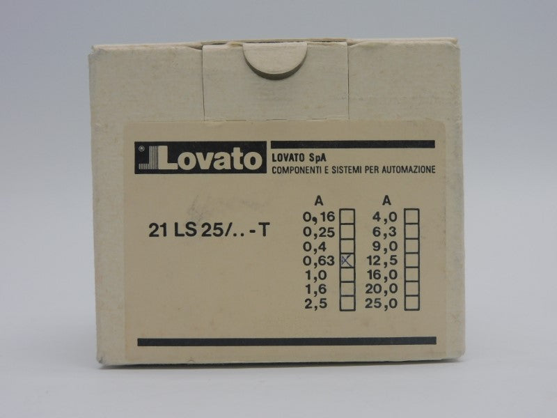 LOVATO 21LS25/0.63-T 690V 0.4-0.63A NSMP