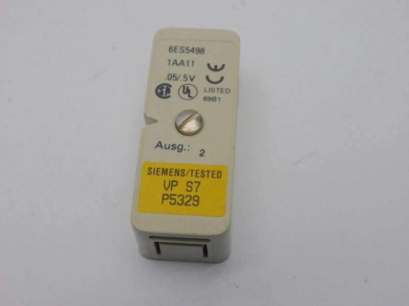 SIEMENS 6ES5498-1AA11 .05/.5V NSNP