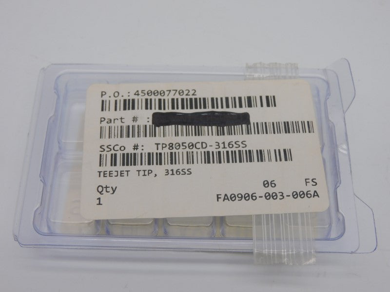 SSCO. TP8050CD-316SS NSMP