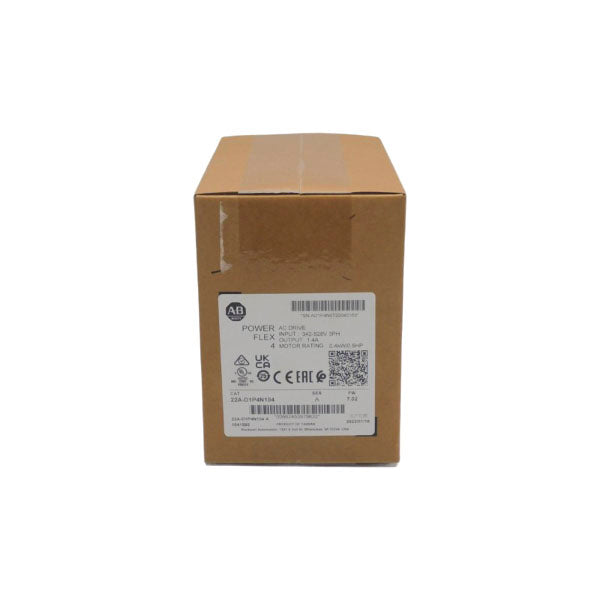 ALLEN BRADLEY 22A-D1P4N104 SER. A F/W 7.02 342-528V 1.4A DATE: 2022 NSFS
