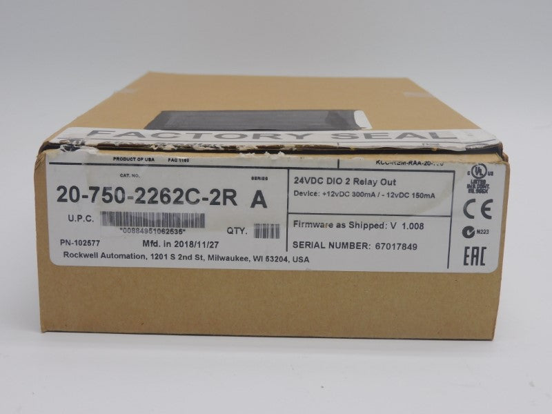 ALLEN BRADLEY 20-750-2262C-2R SER. A F/W V1.008 12VDC NSMP
